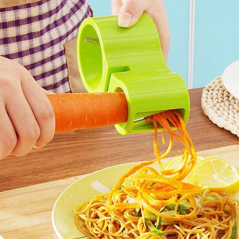 Multi-functional spiral cutter sharpener with double-headed spiral grater and knife sharpener