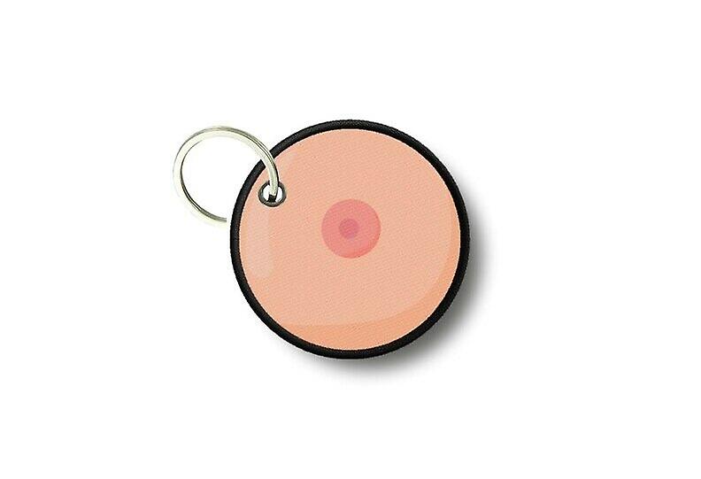 Key key door keys round prints double-sided breast