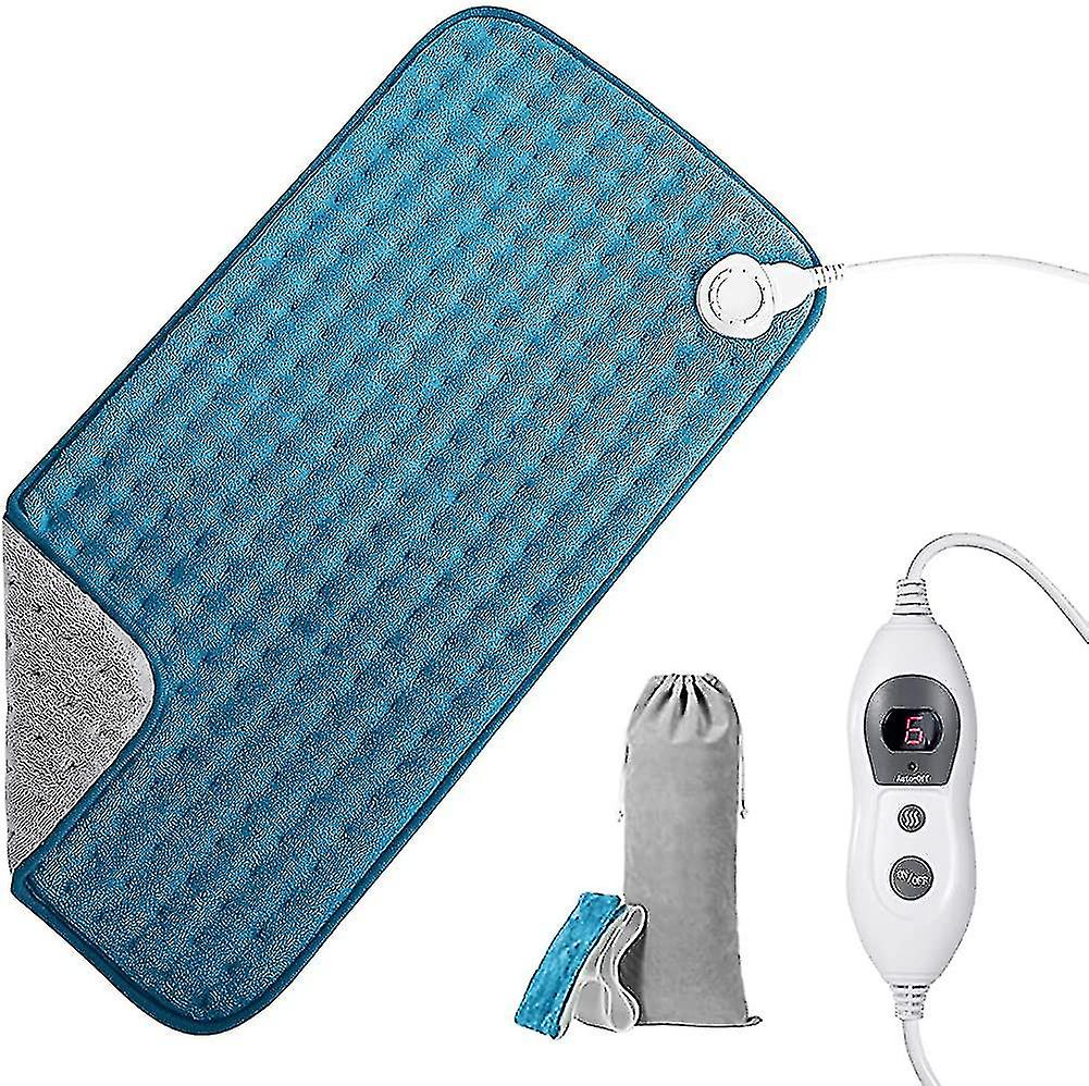 Heating Pad With Fast Heating Technology, 6 Heat Settings And Smart Temperature Control For Neck/shoulder/back/knee Pain Relief, 2-hour Auto Shut-off,