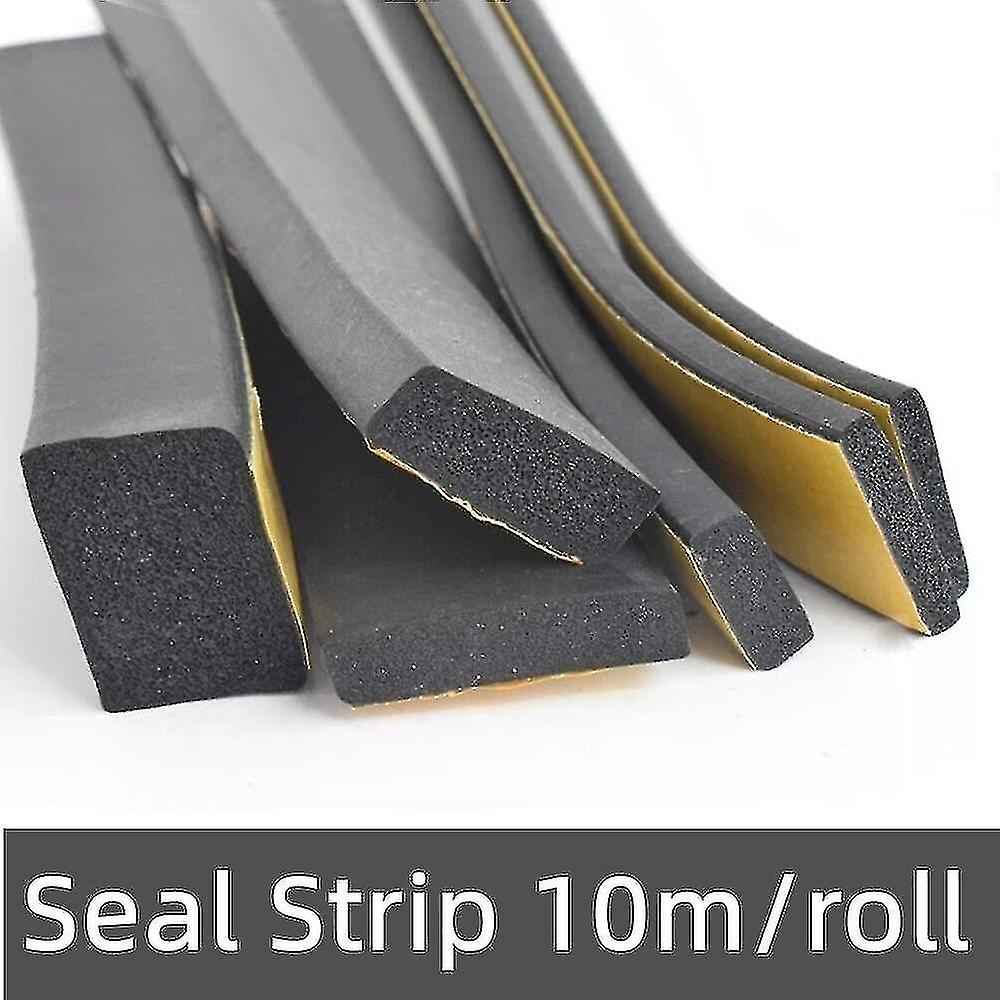 Epdm Self Adhésif Éponge Sceller Bande En Caoutchouc Noir Mousse Forte Adhésif Simple Face Insonorisé Anti-collision Joint D’étanchéité De Guanzai