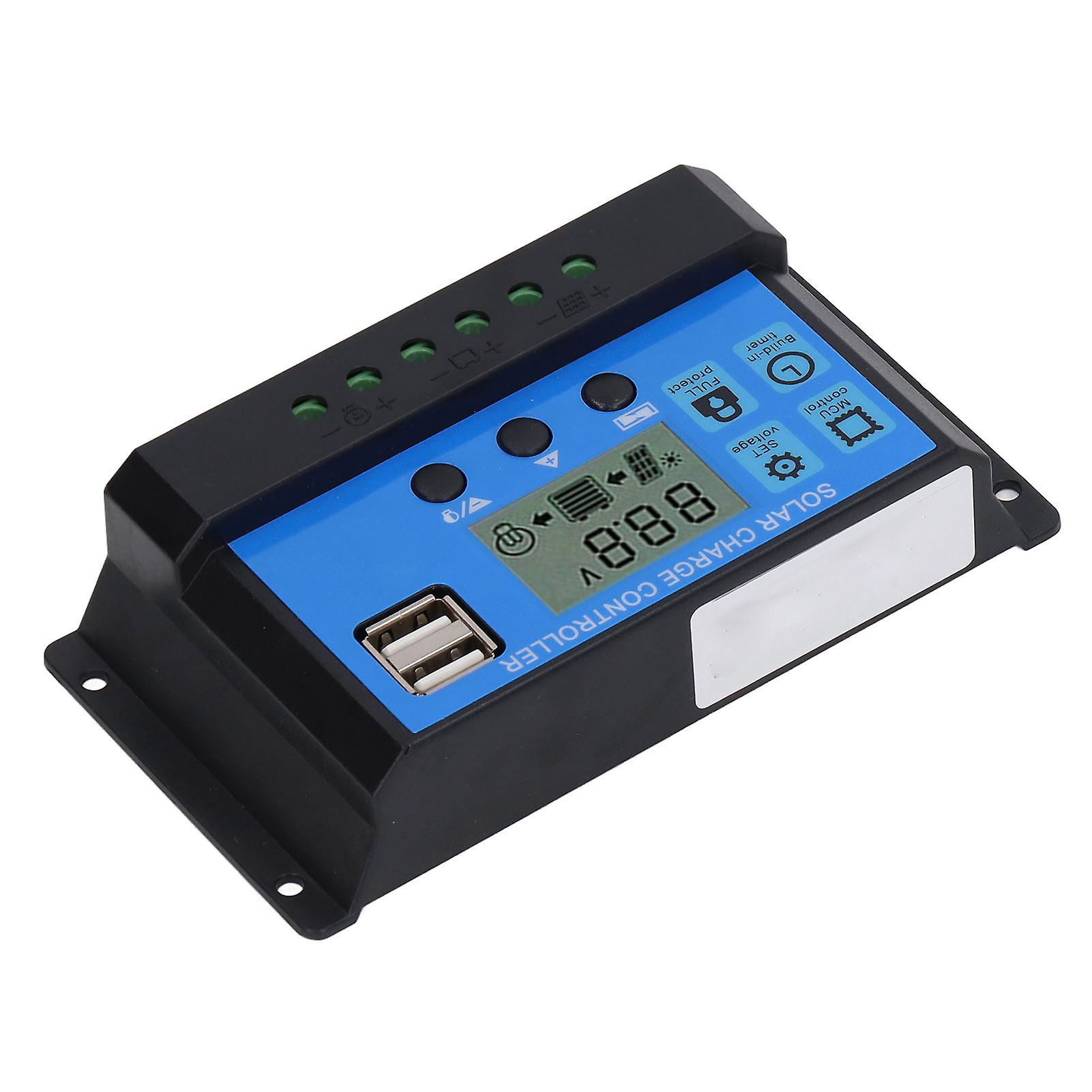 12V 24V Solar Panel Controller PWM Photovoltaic Regulator LCD Display MPPT Solar Charger 100A 