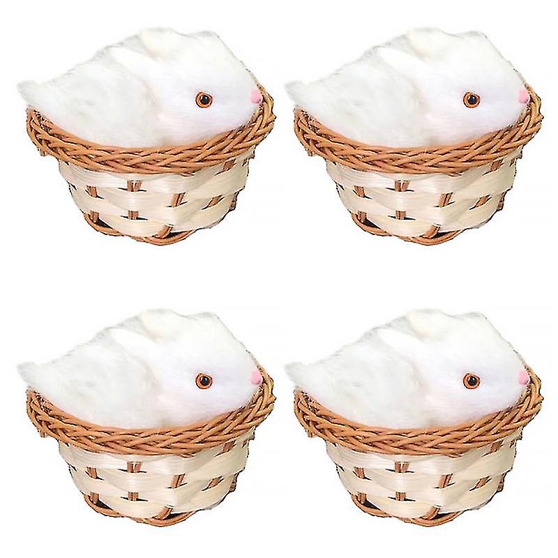 4set Rabbit Figurines