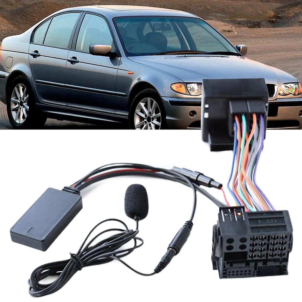 For E46 3 Series Radio Bluetooth-compatible 10pin Aux In Audio Cable Adapter For Mini One E53 X5 Z4