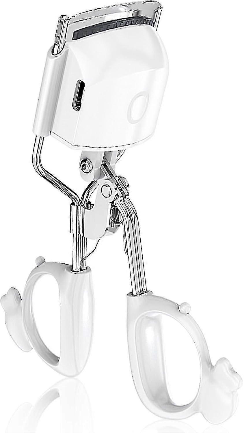 Recourbe-cils chauffants électriques,Recourbe-cils chauffants rapides, recourbement naturel rapide pour une longue durée avec recourbe-cils USB à coussin de silicone chauffant à détection