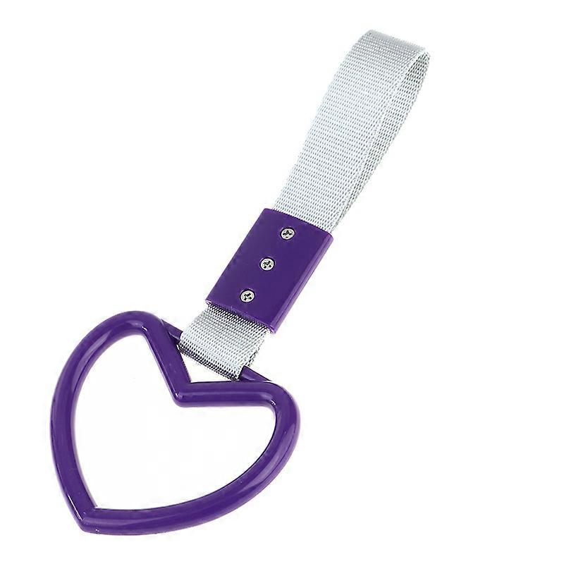 1 Pc Tsurikawa Ring Heart JDM Train Bus Handle Strap Drift Strap Drift Auto Decor