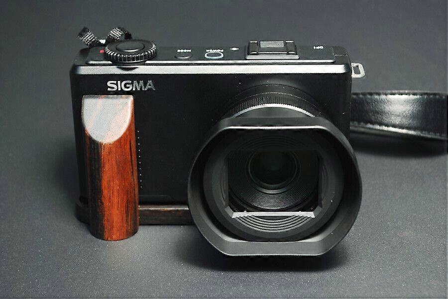 Trä Trä Handtag L Plåtfäste Hållare För Sigma Dp1m Dp2m Dp3m Kamera