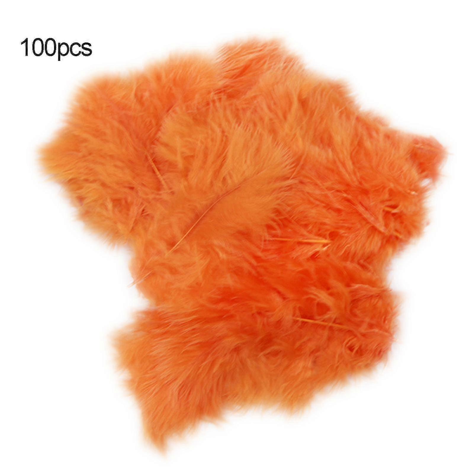 100st 10cm Fluffig Plym Fjäder DIY Karneval Party Bröllopskläder Sömnad Hantverk Q