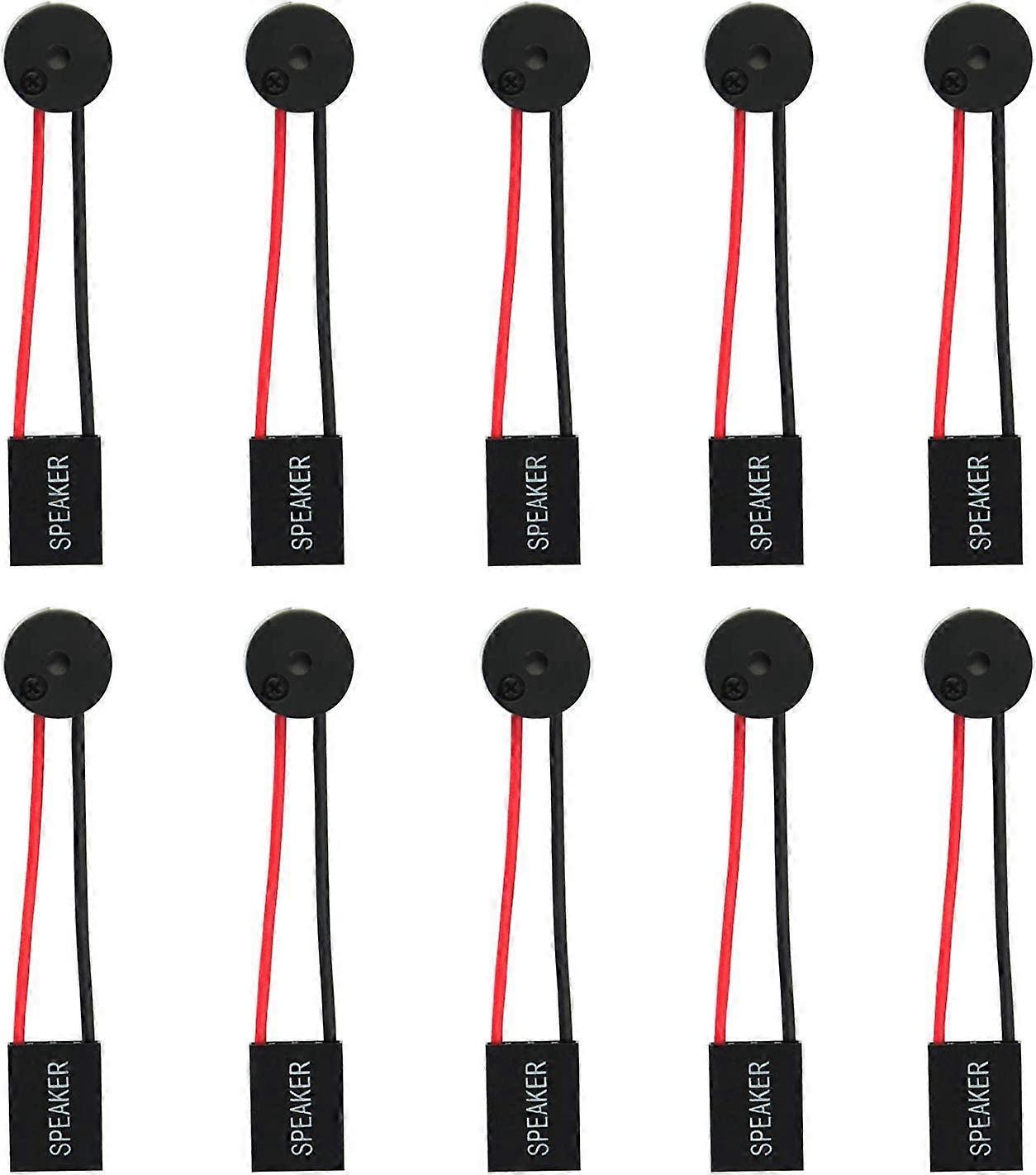 PC Motherboard Internal Speaker Piezo BIOS Alarm Buzzer for Arduino Computer Case DIY (Pack of 10)