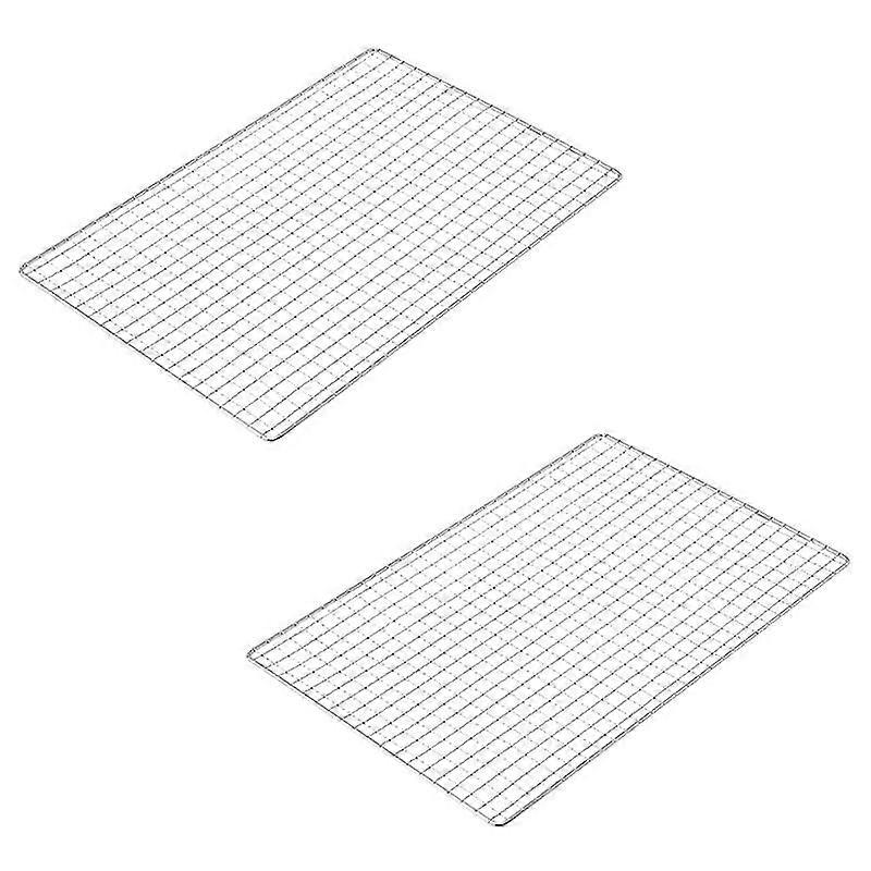 2pcs Barbecue Wire Meshes Multifunction Grill Cooking Grids Bbq Baking Nets