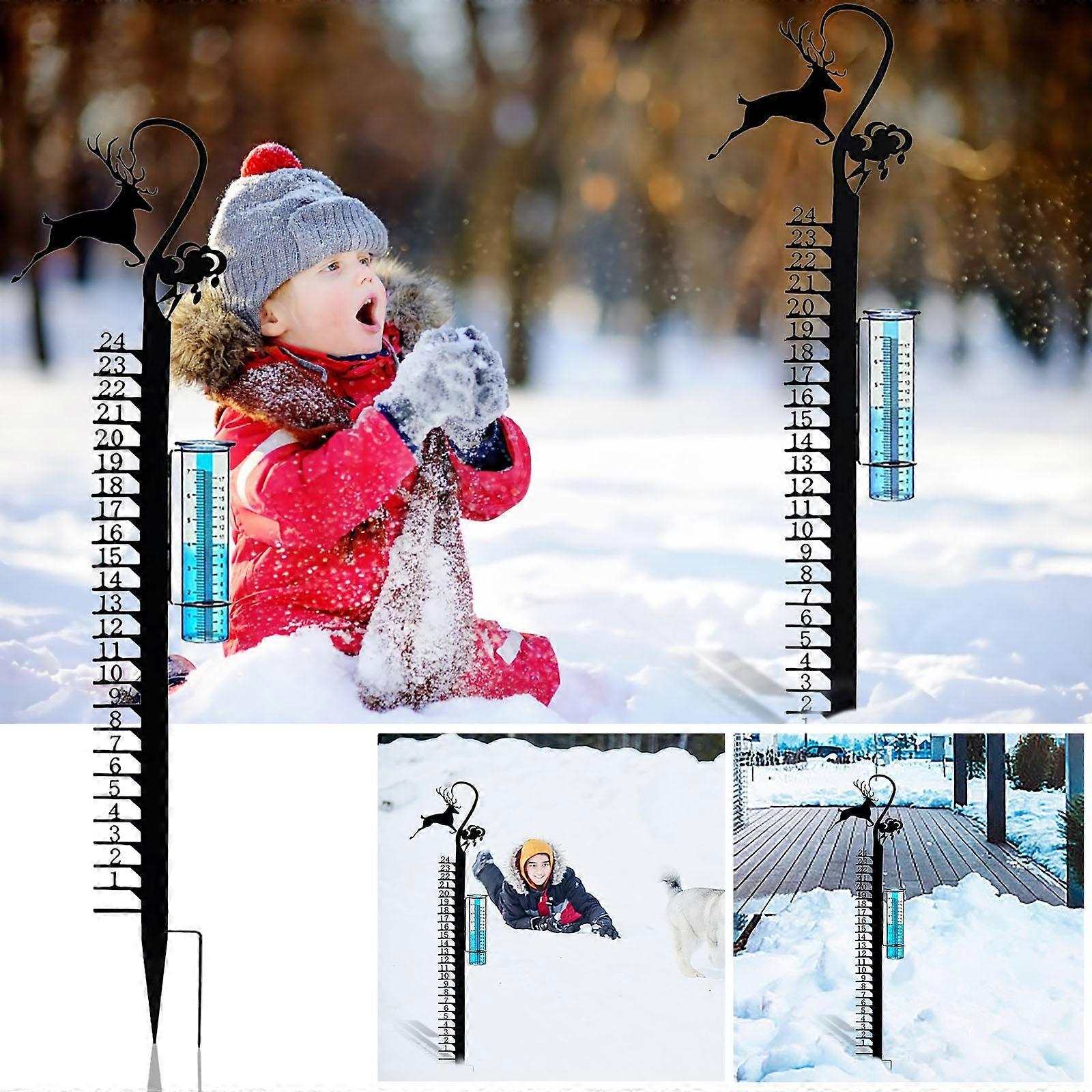 Snow Measuring Ruler And Water Measuring Ruler-use, Can Be Used All Year Round Christmas Outdoor Decoration