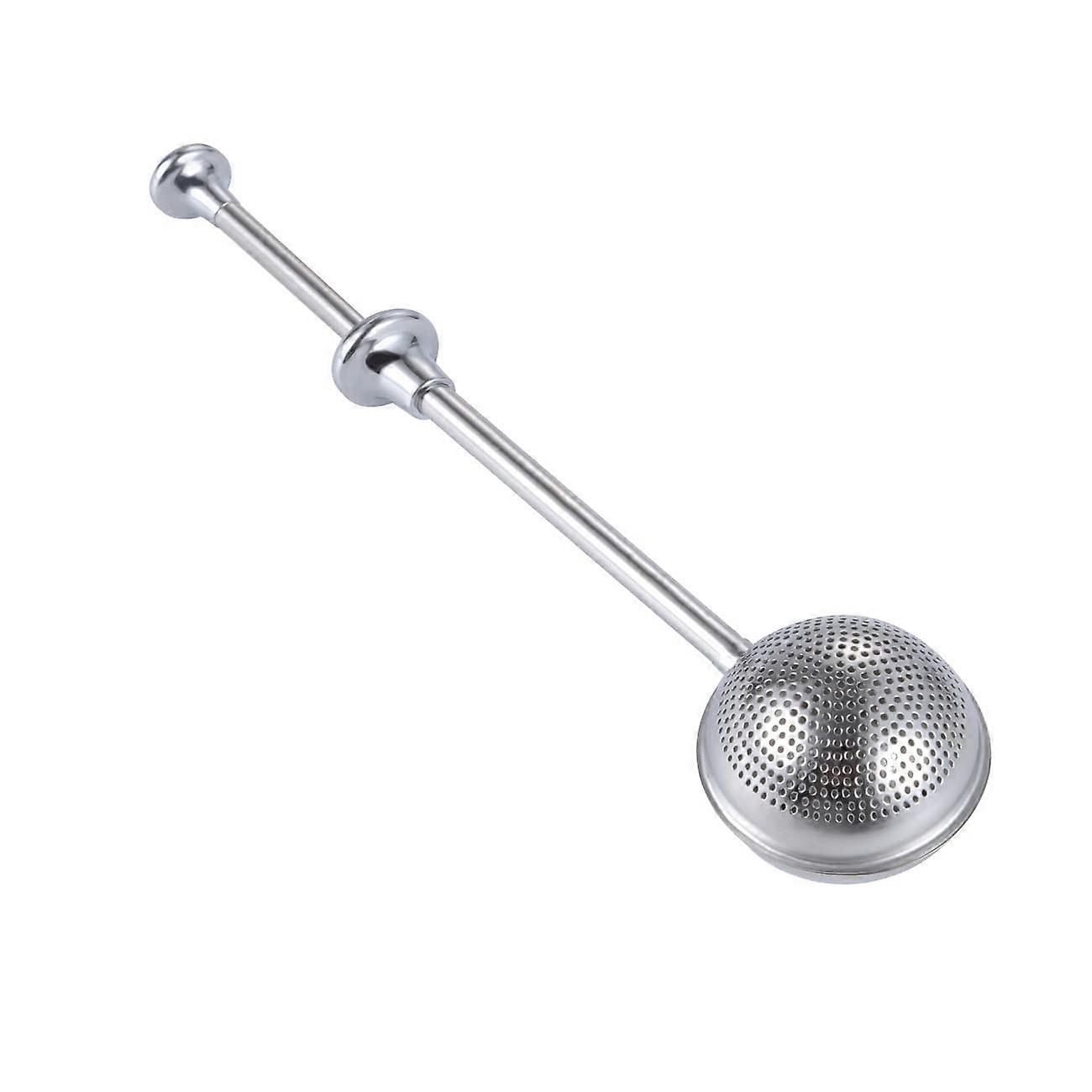 Stainless Steel Tea Strainer Ball - Retractable Round Shape Infuser for Loose Leaf Tea Steeping
