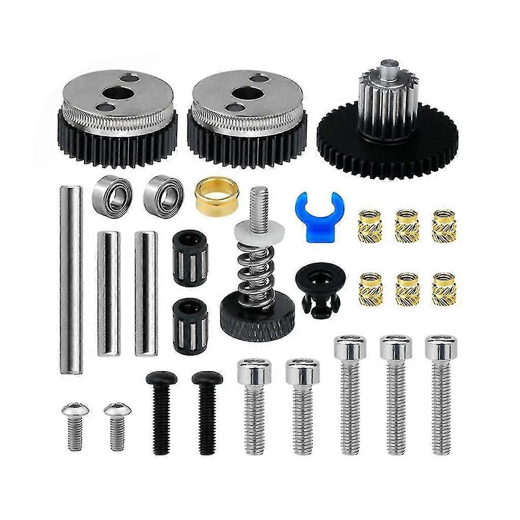 1 Set Hgx Extruder Gear Kit Hgx-lite-extruder Hardened Steel Nylon Extruder