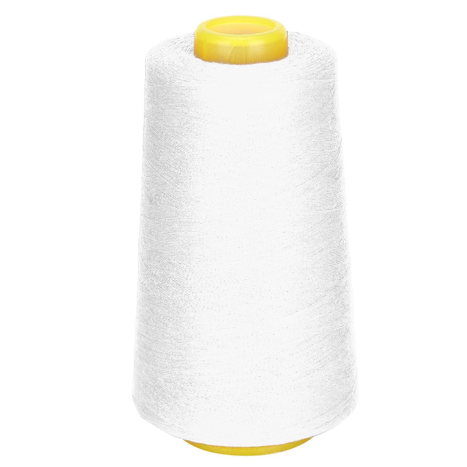 402 Polyester Sewing Thread 3000 Yards Hand Stitching Cord for DIY Handicraft Tailoring HandworkWhite