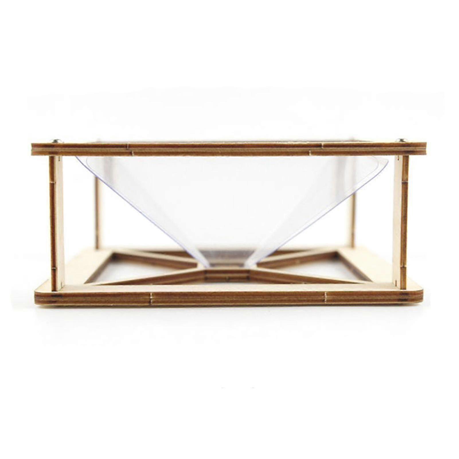 3d hologram smartphone hologram projector wooden self-assembly science