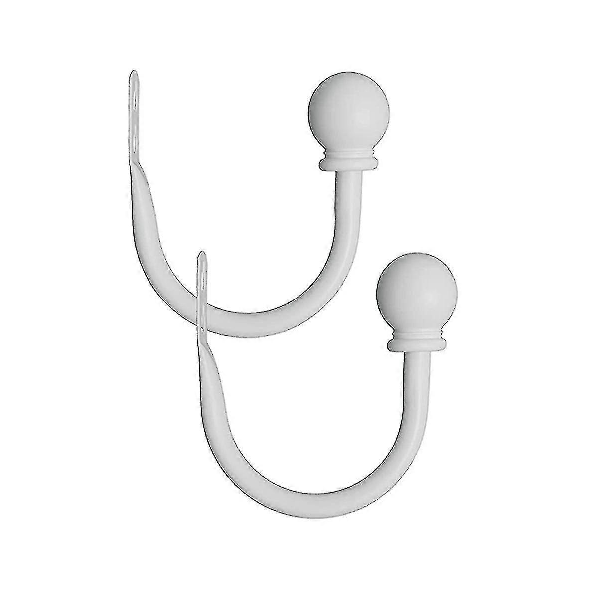 2 pieces curtain frame with screw bedroom decorative white