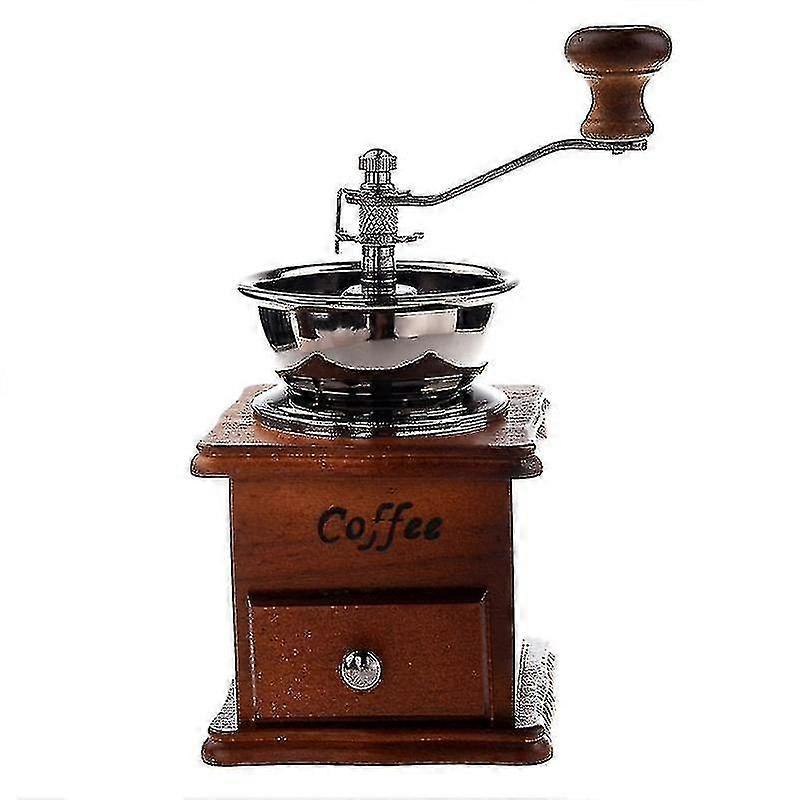 manual coffee grinder in antique style