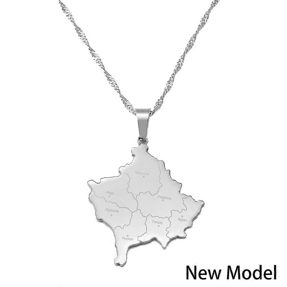 דגם חדש קוסובו שרשראות תליון לנשים גברים תכשיטי נירוסטה תכשיטי קוסוב 316601B