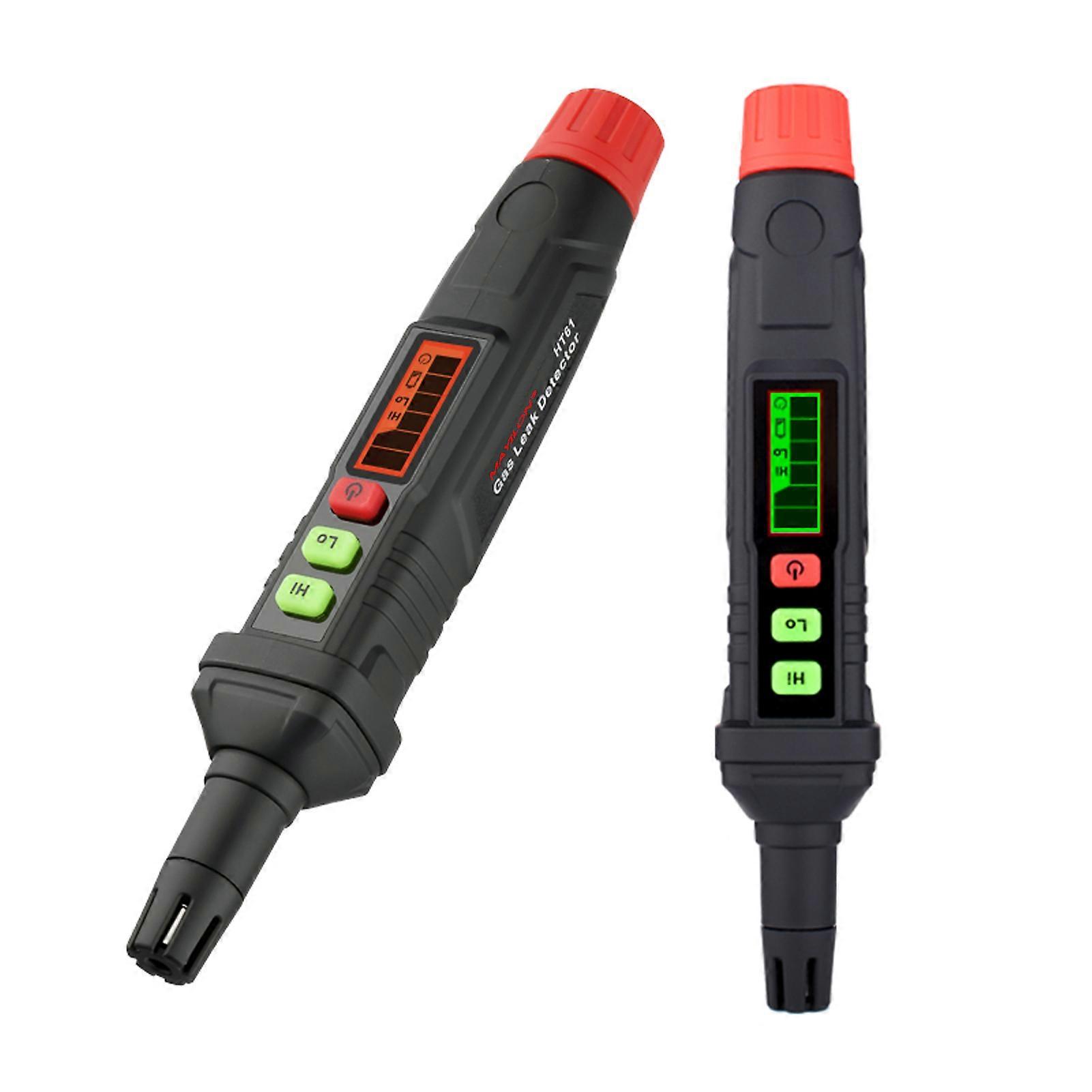 MAYILON Pen Type Portable Gases Detector Combustible Leakage Detecting Tool Audible Alarm Function Methane Propane Gases Leakage Detection Home Safety