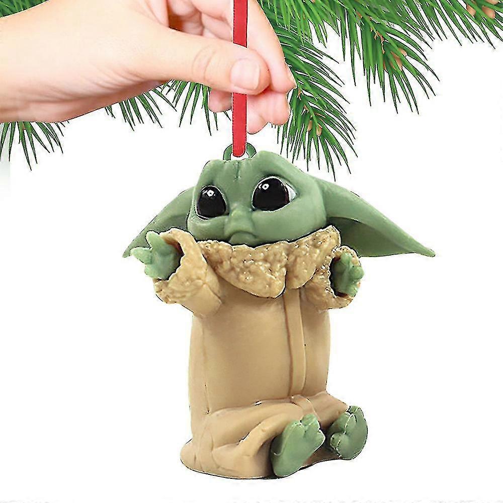 Baby Yoda Christmas Party Decoration Xmas Tree Hanging Pendant Ornaments