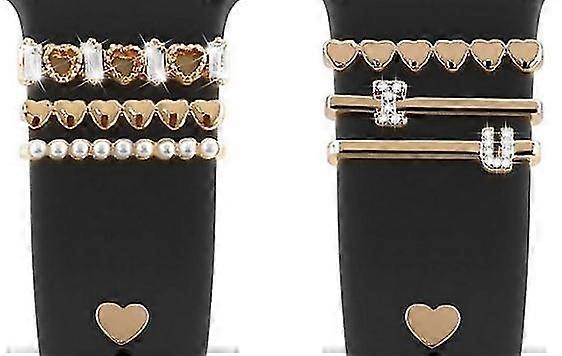 8 db óraszíj charms óra szíj gyűrű ékszer gyűrű hurok óra szíj kiegészítők