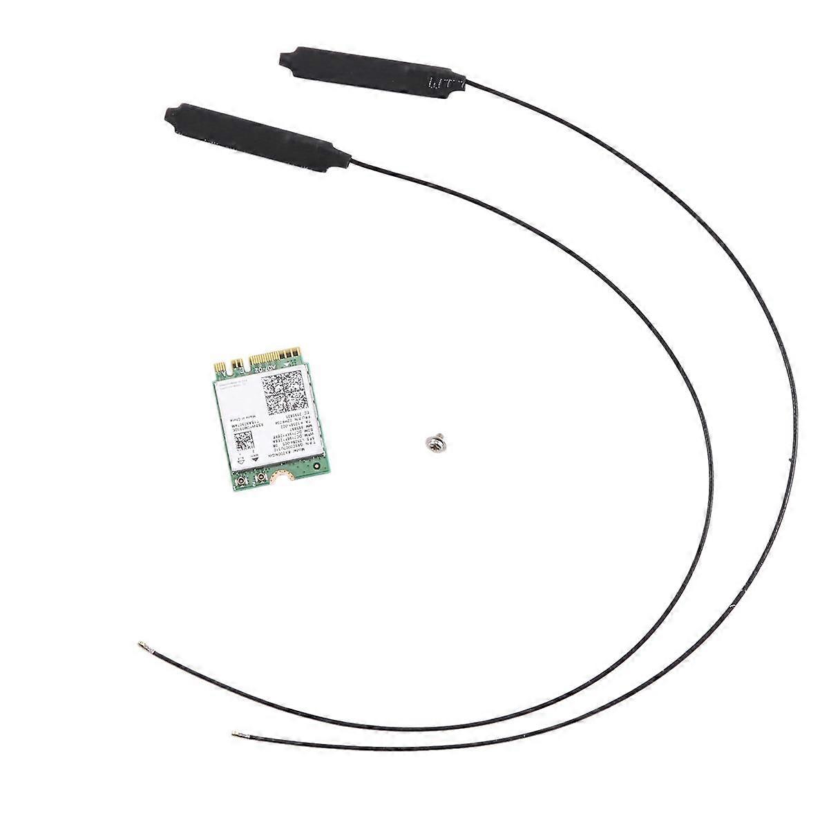 Dualband 2,4 Gbit/s Wi-Fi 6 AX200NGW 802.11Ax/Ac -MIMO 2X2 Wifi AX200 NGFF M.2 Bluetooth 5.0 Netzwerk-WLAN-Karte + Antenne