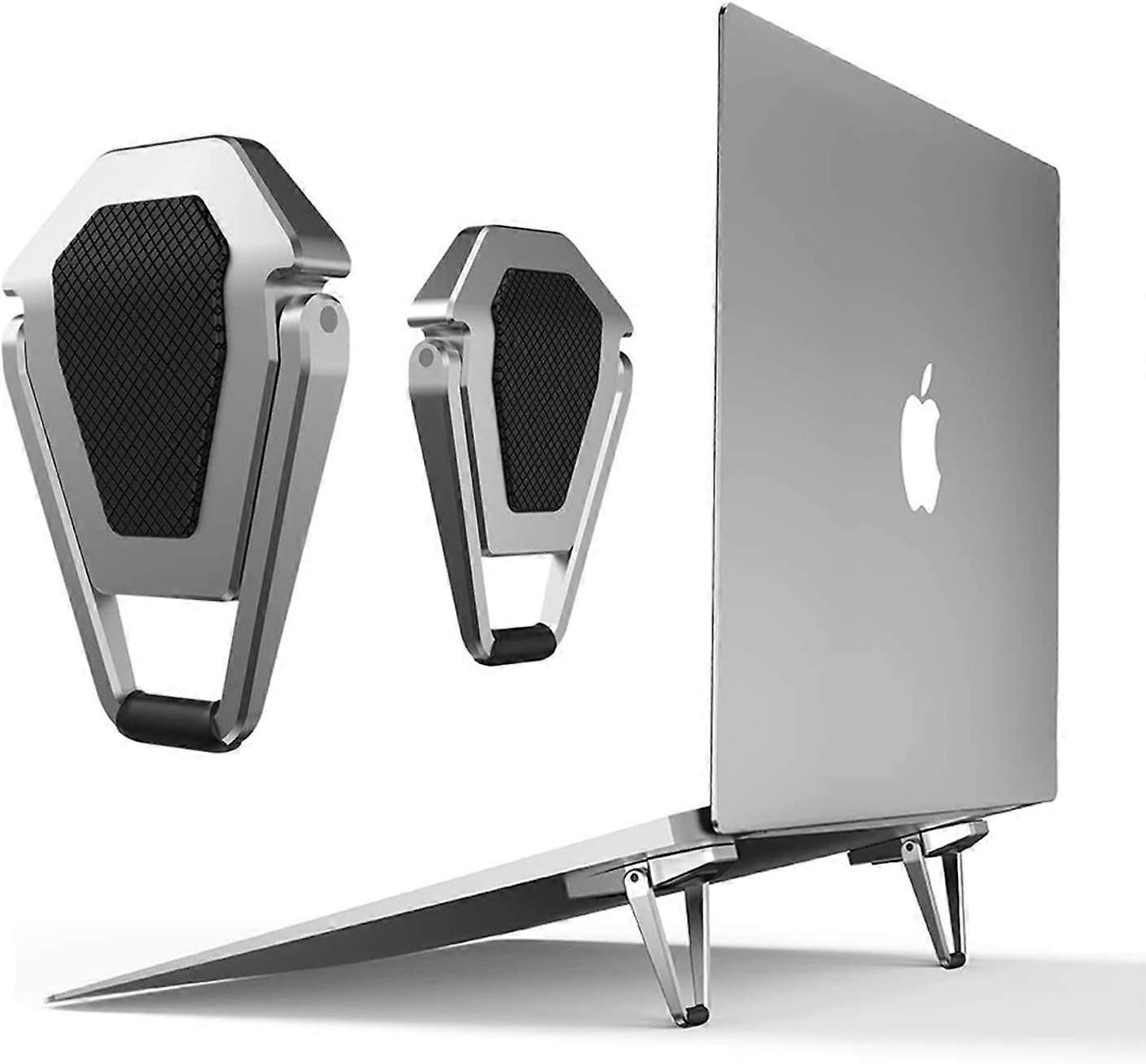 Mini Portable Invisible Laptop Stand with Aluminum Cooling for Keyboard and Notebook, Ergonomic and Lightweight Stand for MacBook Laptop,2024 Ping