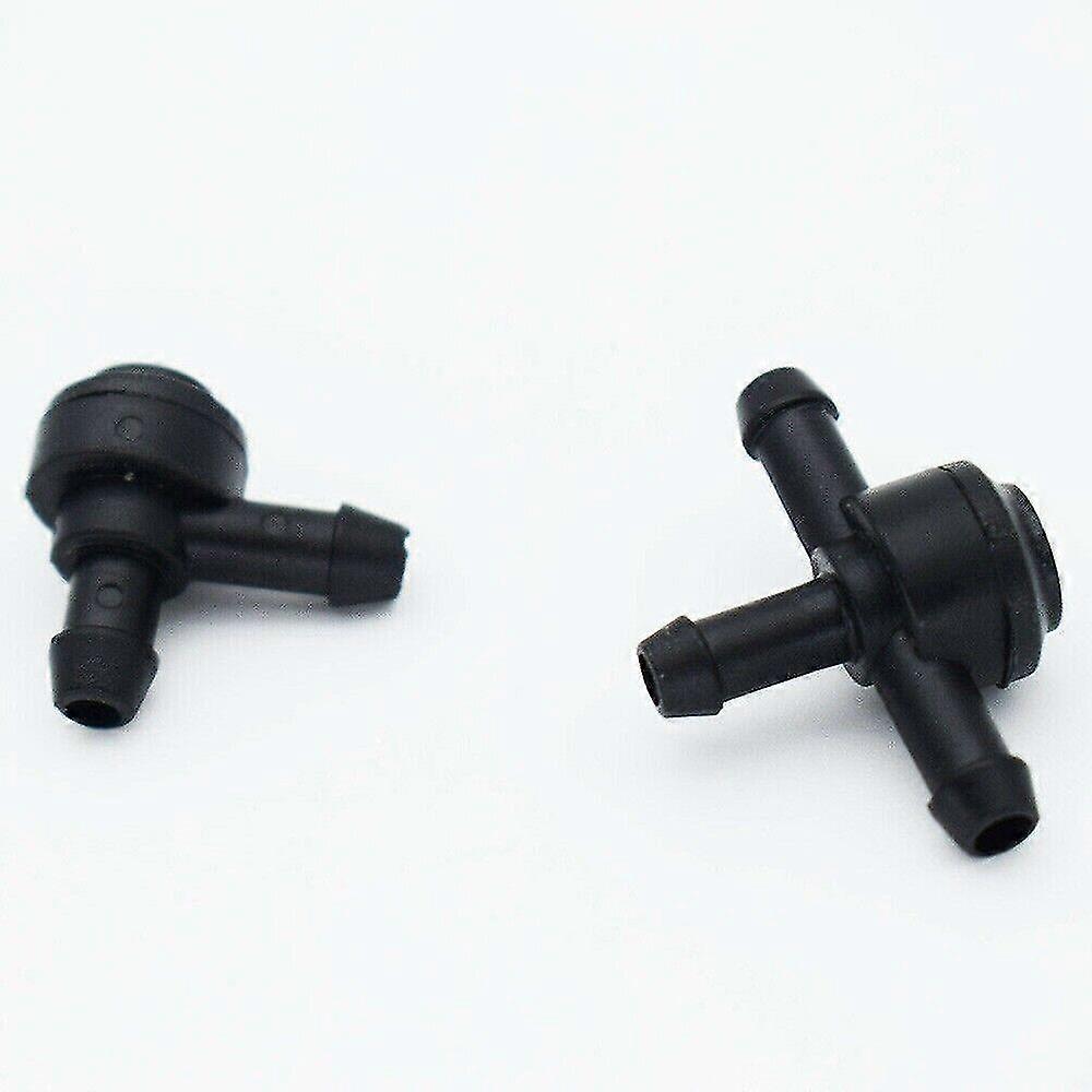 For C30 C70 S40 S60 S80 V50 V70 Windshield Washer 2 & 3way Connector Valve. (black)(2pcs)