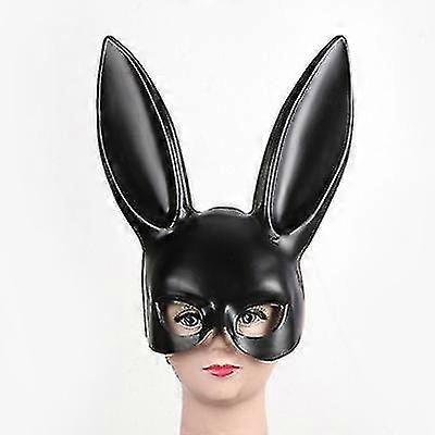 Halloween Party Bunny Ears Half Face Mask