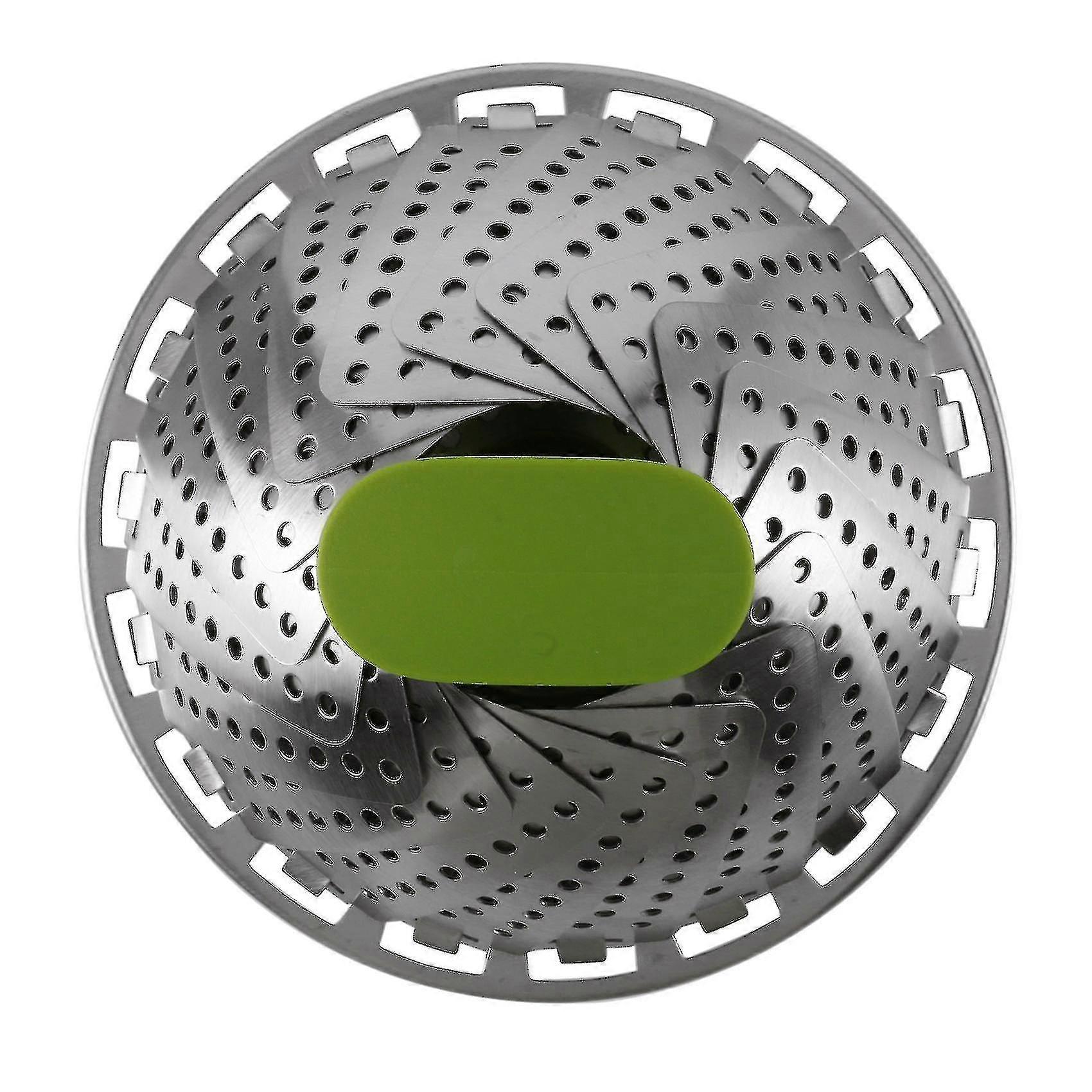 Insert Multifunctional Folding Vegetable Stainless Steel Steamer_h