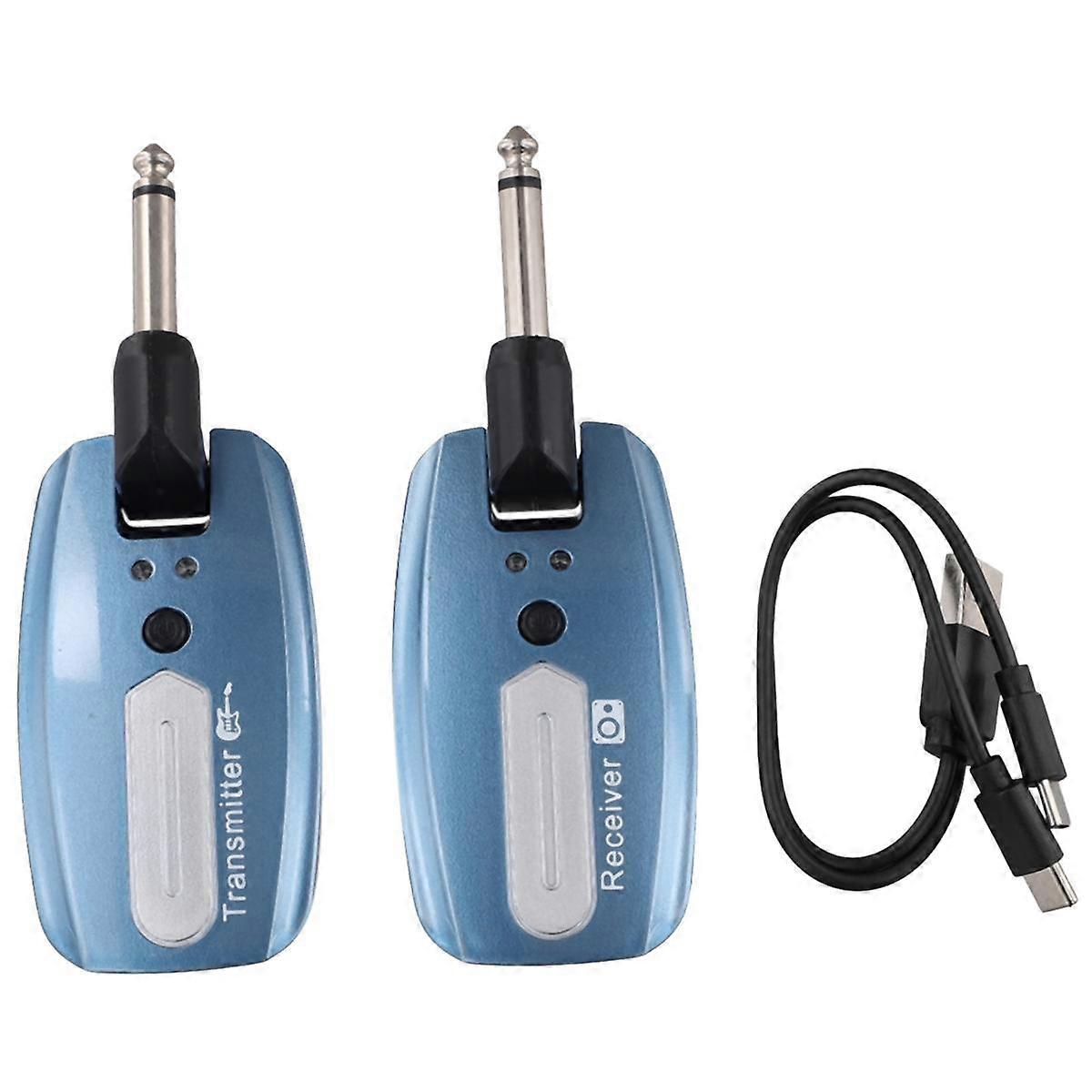 Guitar Wireless System USB Rechargeable Wireless Guitar Transmitter Receiver Electric Guitar Bass W