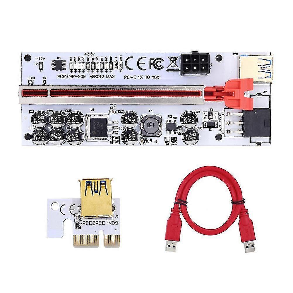 Ver012 Usb 3.0 Pci-e Riser Compatible With Video Card X16 Extender Compatible With Mining,b