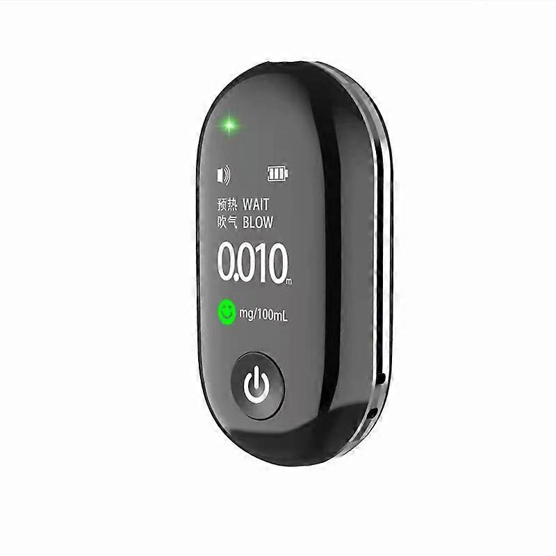 Alcohols Detector Non-contacting Breath Blow Tester Tft High-sensitive Electronic Breathalyzer With 3-color Indicator Light