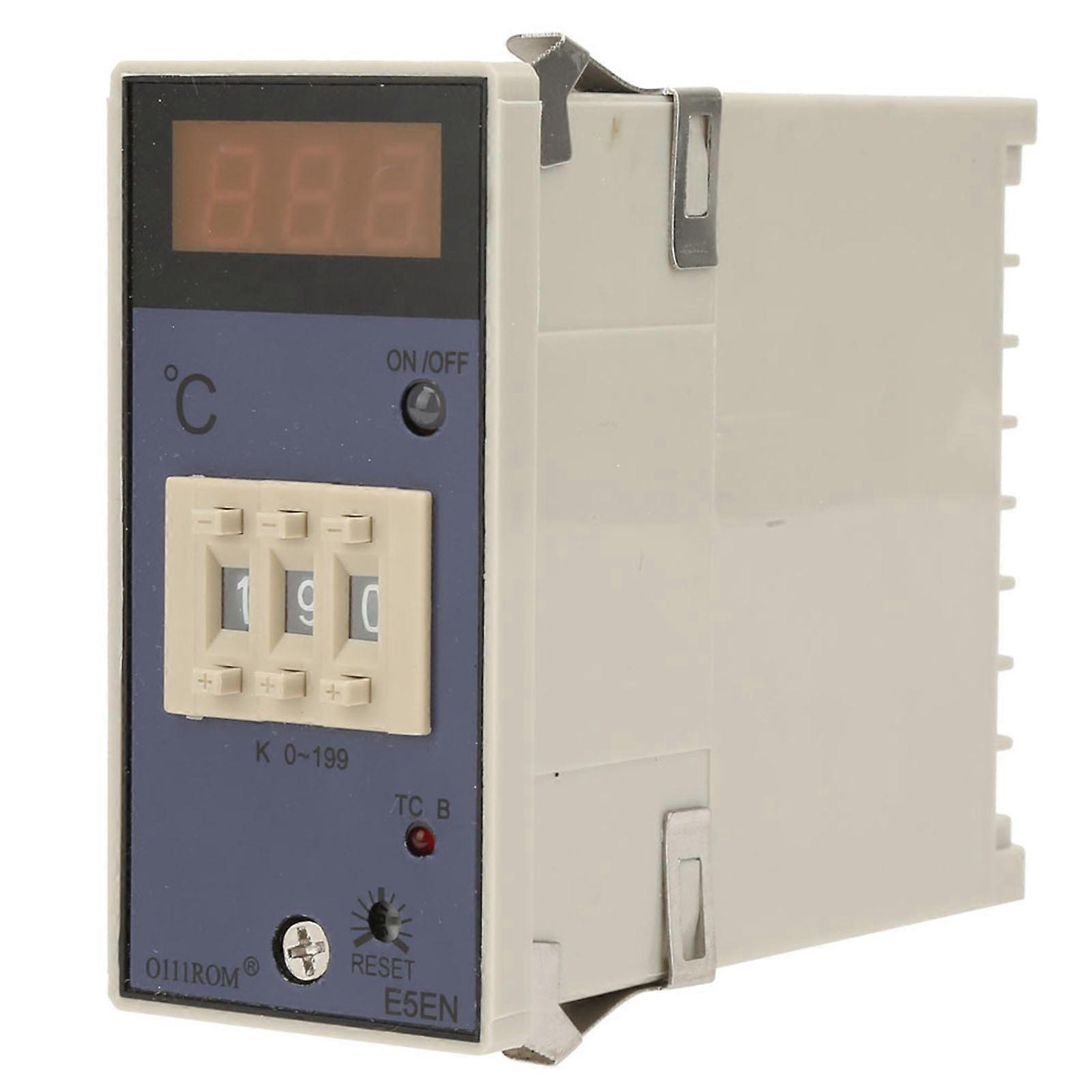 Digital Display Two position Temperature Controller K Type Thermostat AC110/220V 0-199