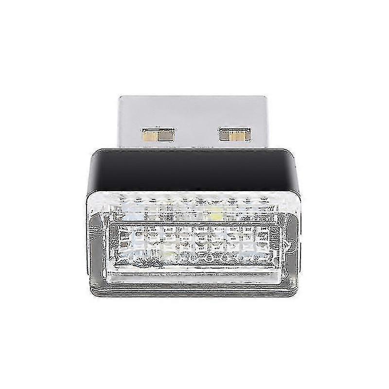 2 Pcs Mini Usb Led Car Light Auto Interior Atmosphere Light Decorative Lamp