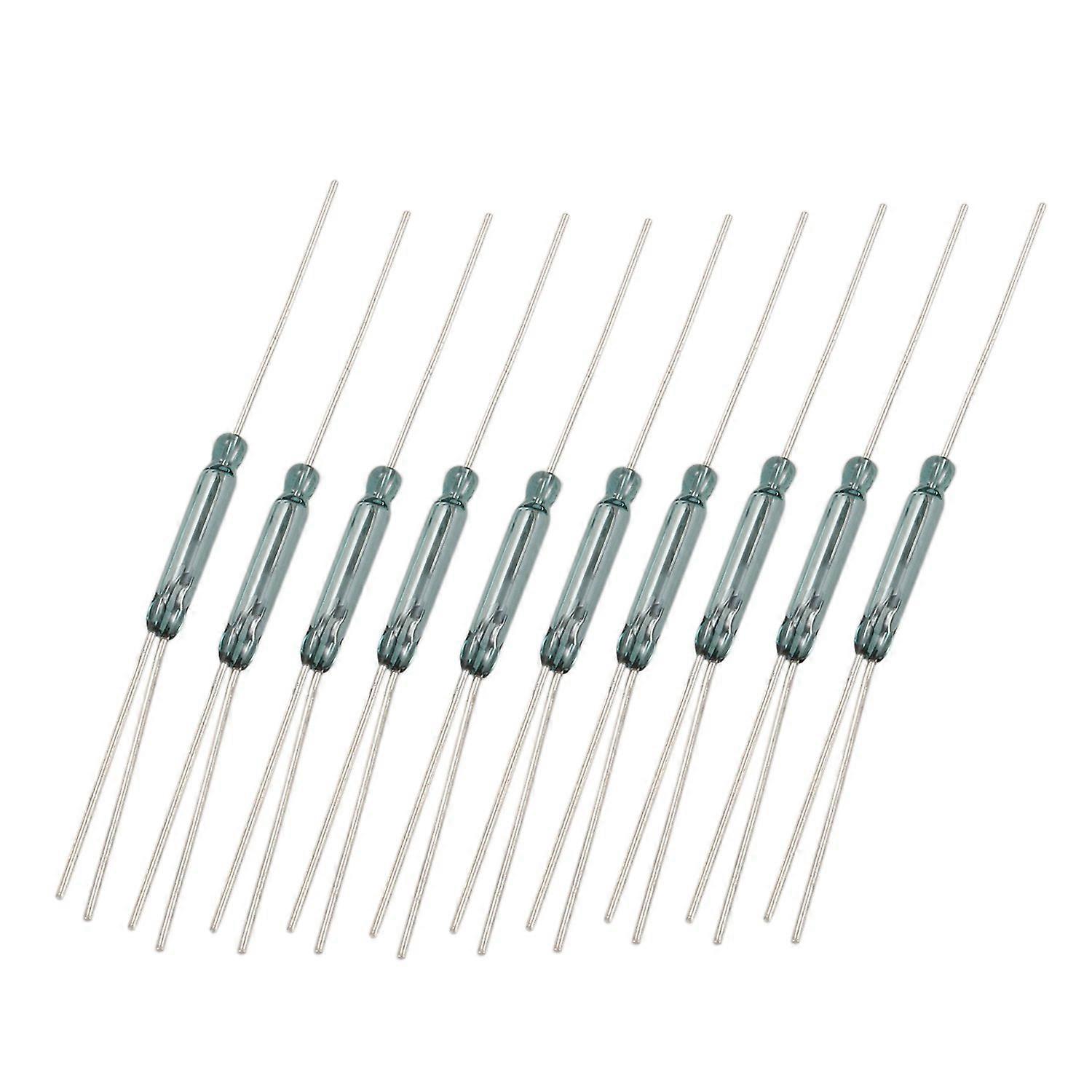 10pcs SPDT Reed Magnetic Switch Switches Replacement 2.5X14MM RI-90