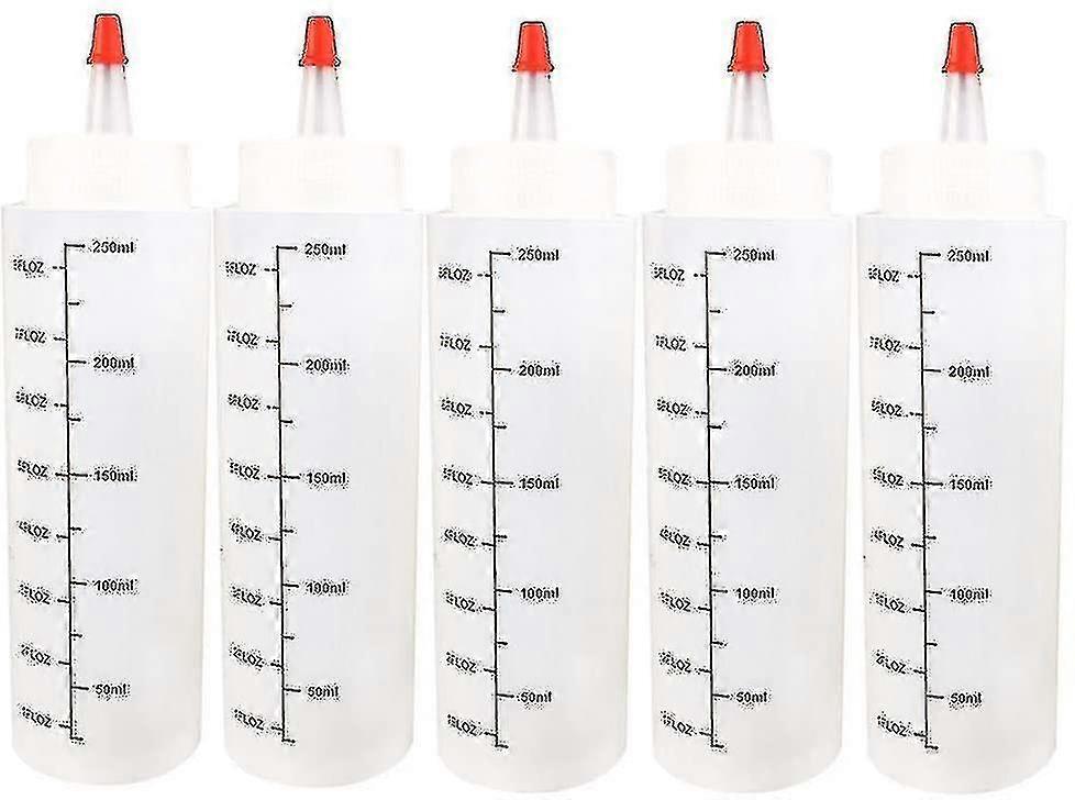 5 Pieces 250 Ml Dropper Bottle Liquid Bottle