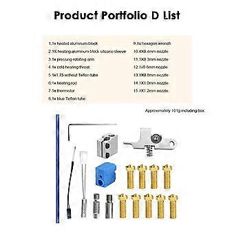 3D-Druckerzubehör Hochwertiges Heizblock-Kit Eigenständiger Thermistor 3D-Drucker Service-Tool