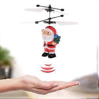 Santa Claus Flying Ball, Kinderspeelgoed RC Infrarood Inductie Helikopter Vliegtuig Leuke Gadgets Mini Drone Vliegend Speelgoed voor Kinderen Volwassenen