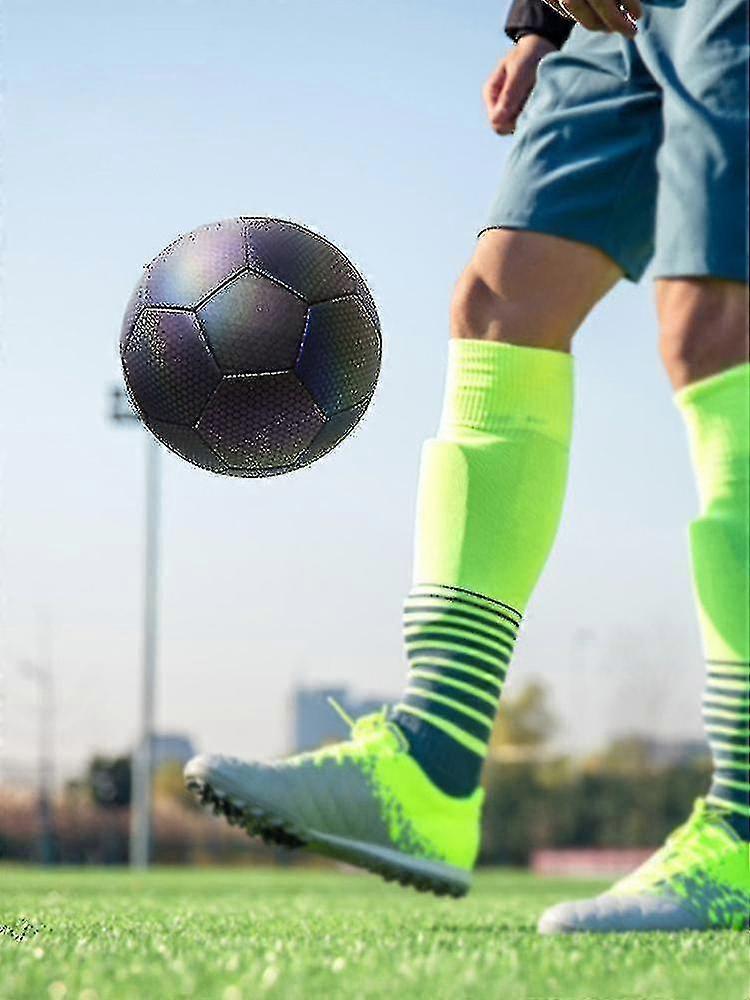 Pallone da calcio glow-in-the-dark taglia 4 5, pallone luminoso per giochi notturni e allenamento