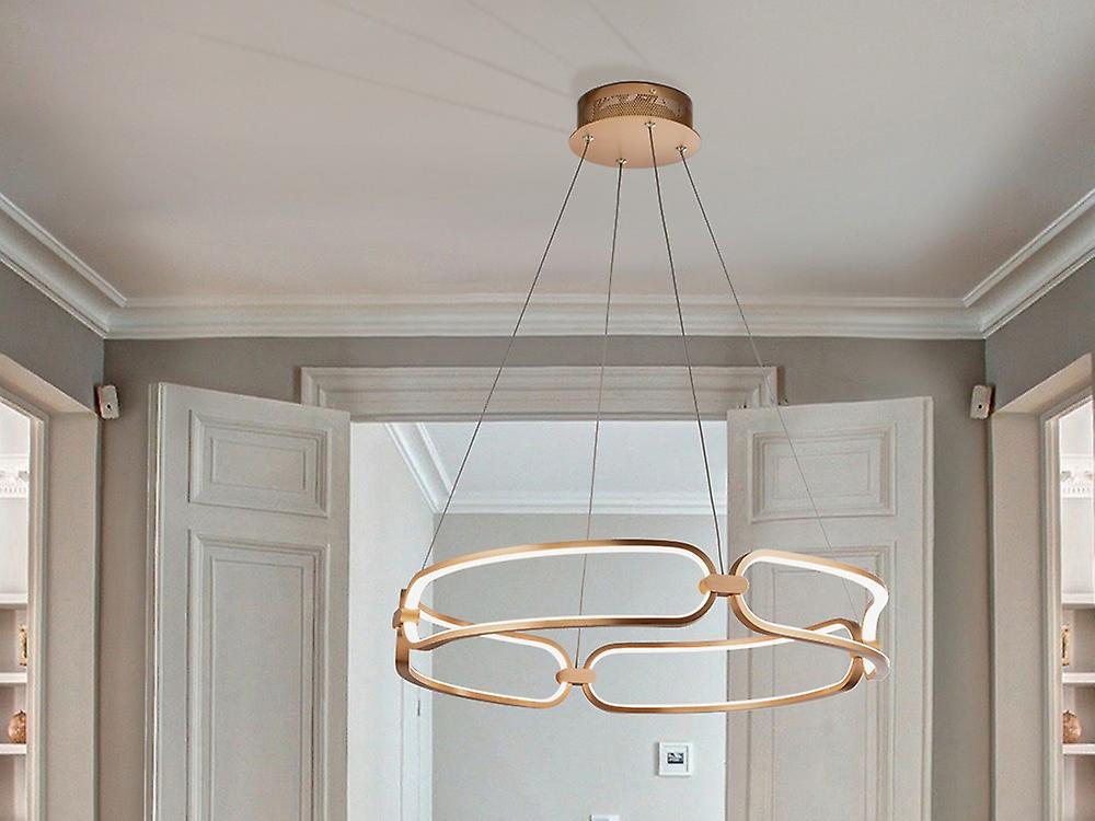 Colette Modern Stylish Dimmable LED Designer Pendant Light Chrome with Remote Control