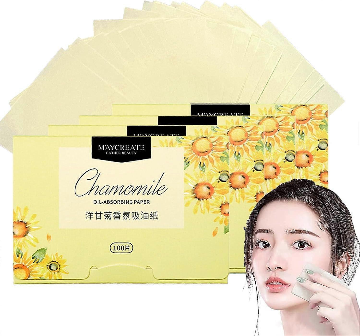 吸油纸,400 件(薰衣草色)面部吸油纸,用于吸收面部油脂,天然吸油纸面部吸油纸