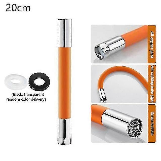 Faucet Extension Rotation Extender Splash-Proof Tube Alloy Nozzle Universal