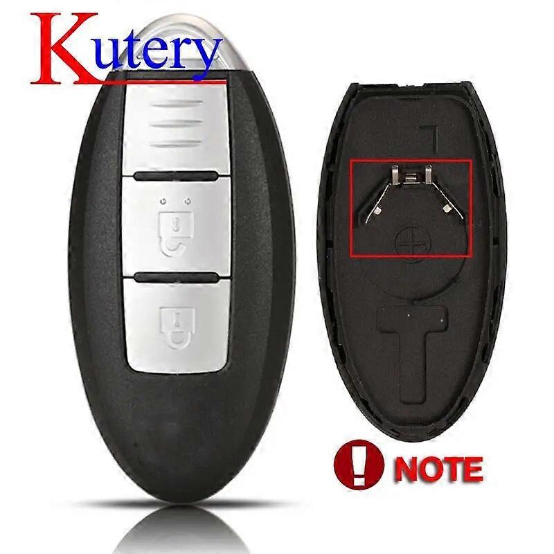 Jingyuqin 2/3/4 Tasten Smart Remote Key Shell Case für Nissan Rogue Teana Sentra Versa Fob Autoschlüsselabdeckung Keyless Entry