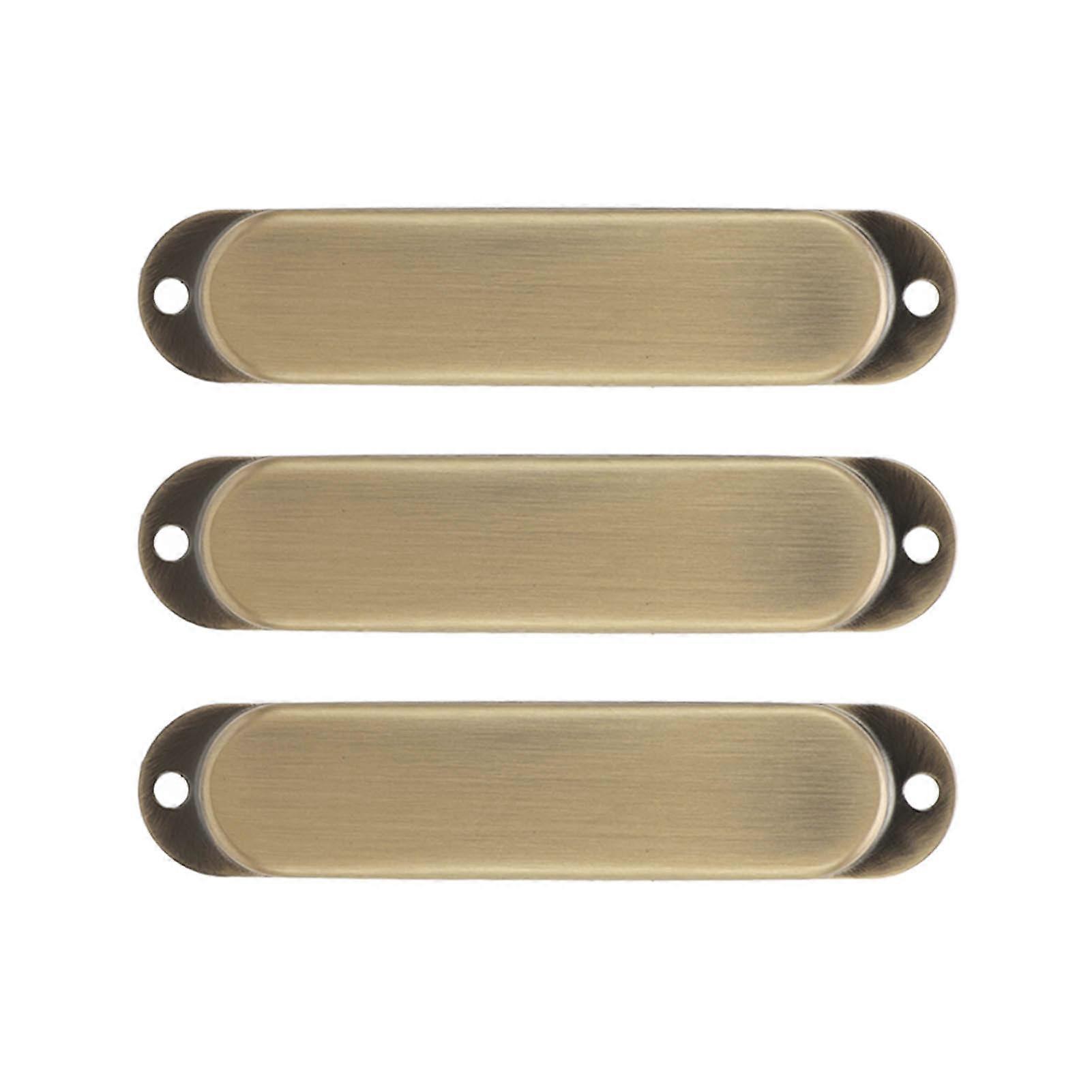 3x Electric Guitar Pickup Covers - Copper Material Noise Reduction Durable Easy Install