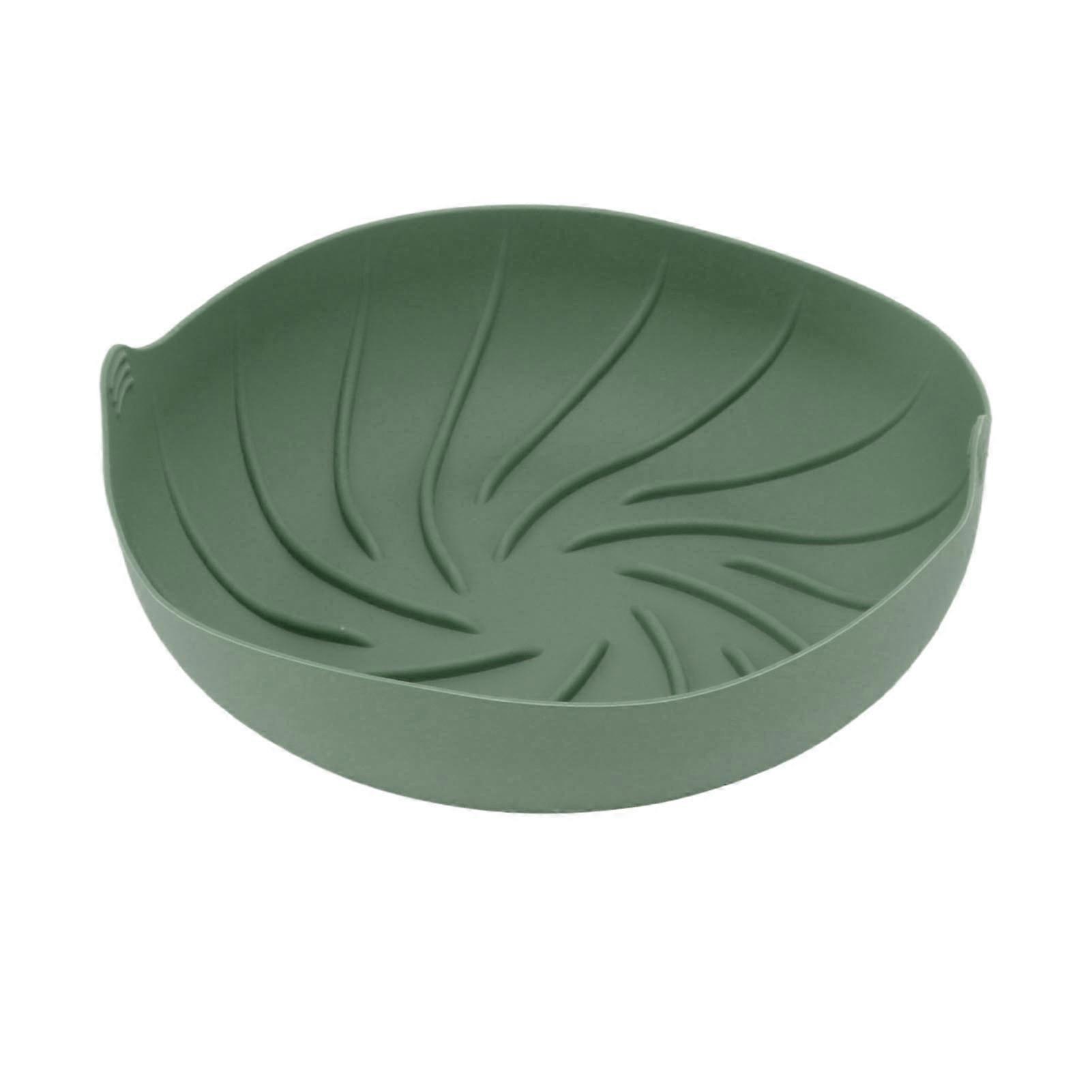 סיר סיליקון עמיד בחום למטבח ביתי - ירוק כהה