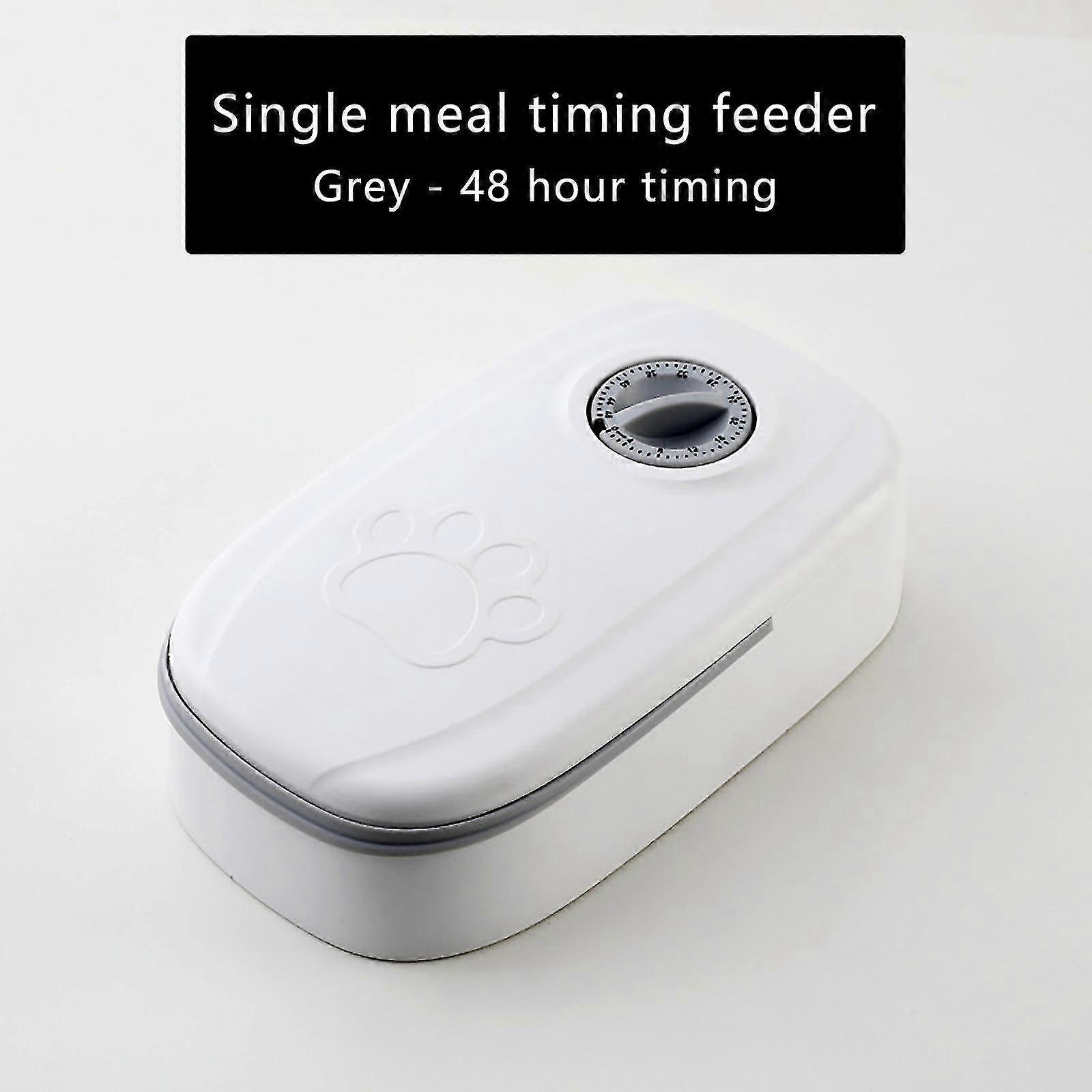 Automatic Cat Food Dispenser Time-Sealed Feeder, Pet Feeder With Timer, Food Timing And Control, Food Dispenser, 48-Hour Timing