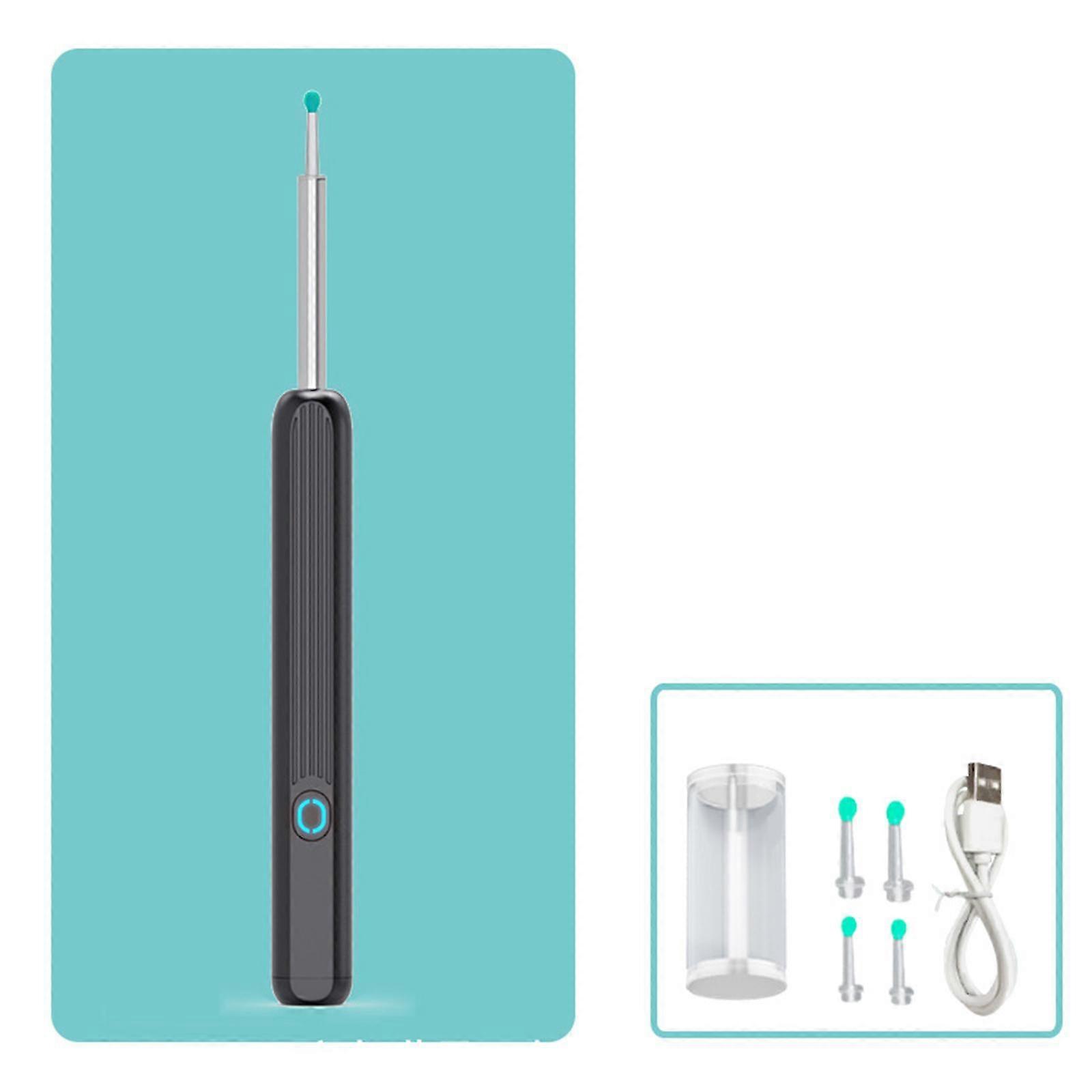 Ear Wax Removal, Visual Ear Cleaner With Camera, Electric Earwax Cleaning Tool Kit With Soft Ear Scoop Replacement For Adults Kids
