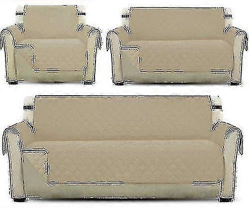 Reversible Sofa Throw Quilted Sofa Covers Anti Slip Waterproof Dog Pet Protector