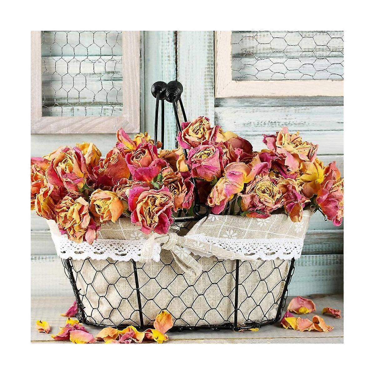 Chicken Wire Mesh, Floral Chicken Wire Hexagonal Chicken Wire Fencing for Garden Craft Projects