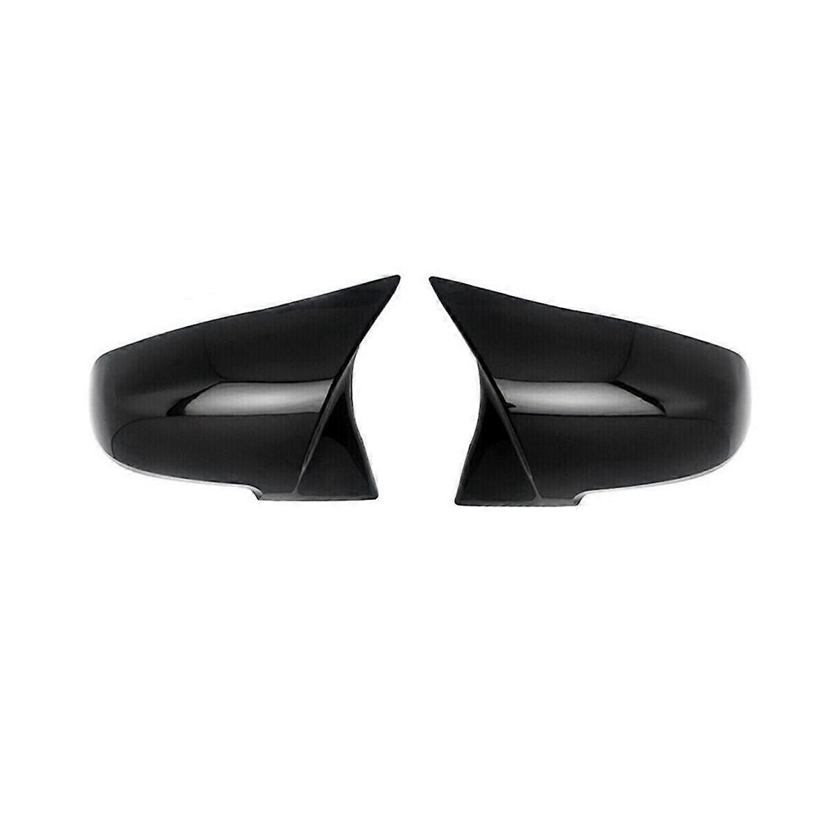 Car Glossy Black Rearview Side Mirror Cover for M2 F30 F20 I3 X1 Side Door Rearview Cover Caps
